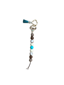 Silicone Beaded Keychain