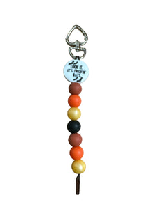 Silicone Beaded Keychain