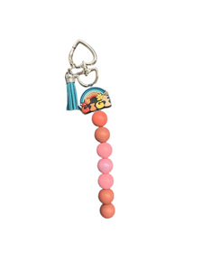 Silicone Beaded Keychain