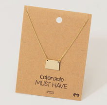 Load image into Gallery viewer, Colorado State Necklace
