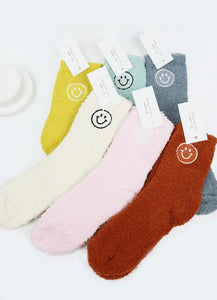 Plush Smile Socks