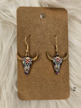 Load image into Gallery viewer, Bull Head Earrings
