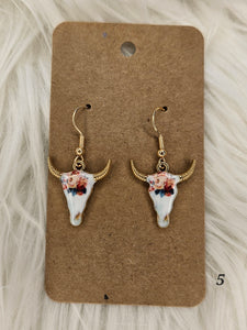 Bull Head Earrings