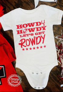 Howdy Howdy Onesie