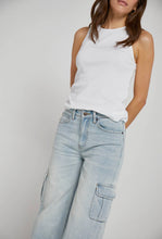 Load image into Gallery viewer, Madison Mid Rise Cargo Jeans

