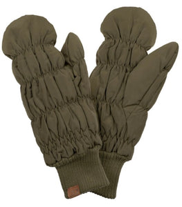 C.C. Quilted Puffer Gloves