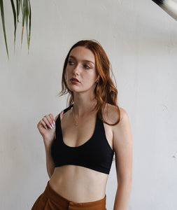 Solid Padded Halter Bralette