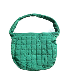 Quilted Tote - Green