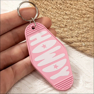 Retro Motel Keychain