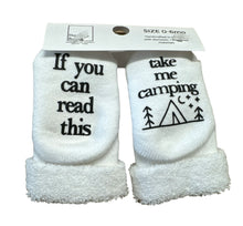 Load image into Gallery viewer, Take Me Camping Infant Socks
