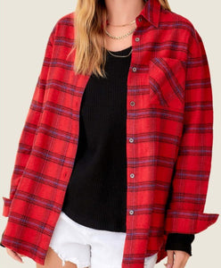 Classic Button Down Plaid Flannel