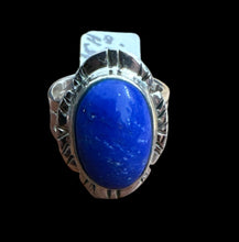 Load image into Gallery viewer, Sterling Lapis Ring
