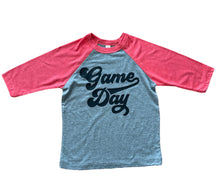 Load image into Gallery viewer, Kid’s Game Day Raglan
