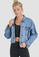 Load image into Gallery viewer, Raw &amp; Ribbed Denim Jacket
