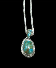 Load image into Gallery viewer, Sterling Silver Turquoise Necklace
