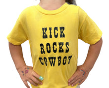 Load image into Gallery viewer, Kid’s Kick Rocks Cowboy T-shirt

