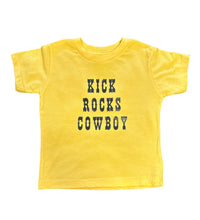 Load image into Gallery viewer, Kid’s Kick Rocks Cowboy T-shirt
