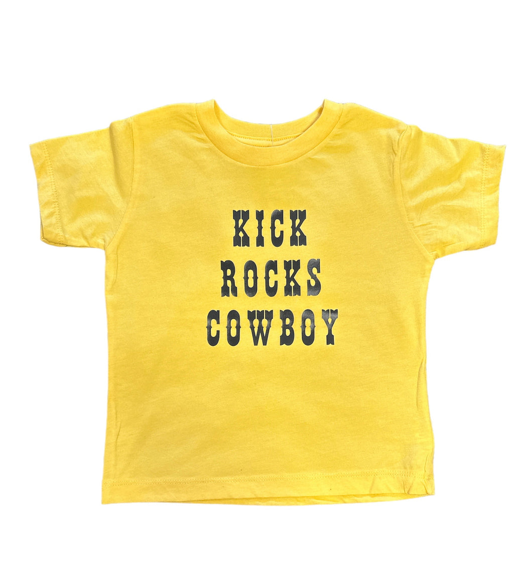 Kid’s Kick Rocks Cowboy T-shirt