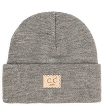 Load image into Gallery viewer, C.C Kids Classic Rib Patch Beanie
