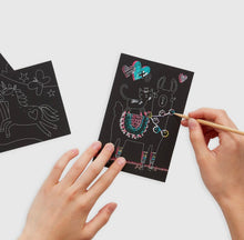 Load image into Gallery viewer, Ooly Mini Scratch &amp; Scribble Art Kit
