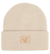 Load image into Gallery viewer, C.C Kids Classic Rib Patch Beanie
