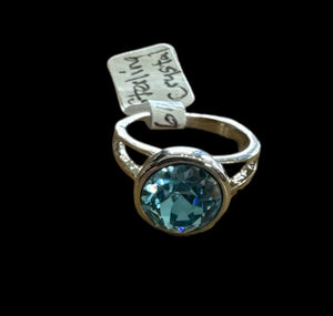 Sterling Crystal Ring