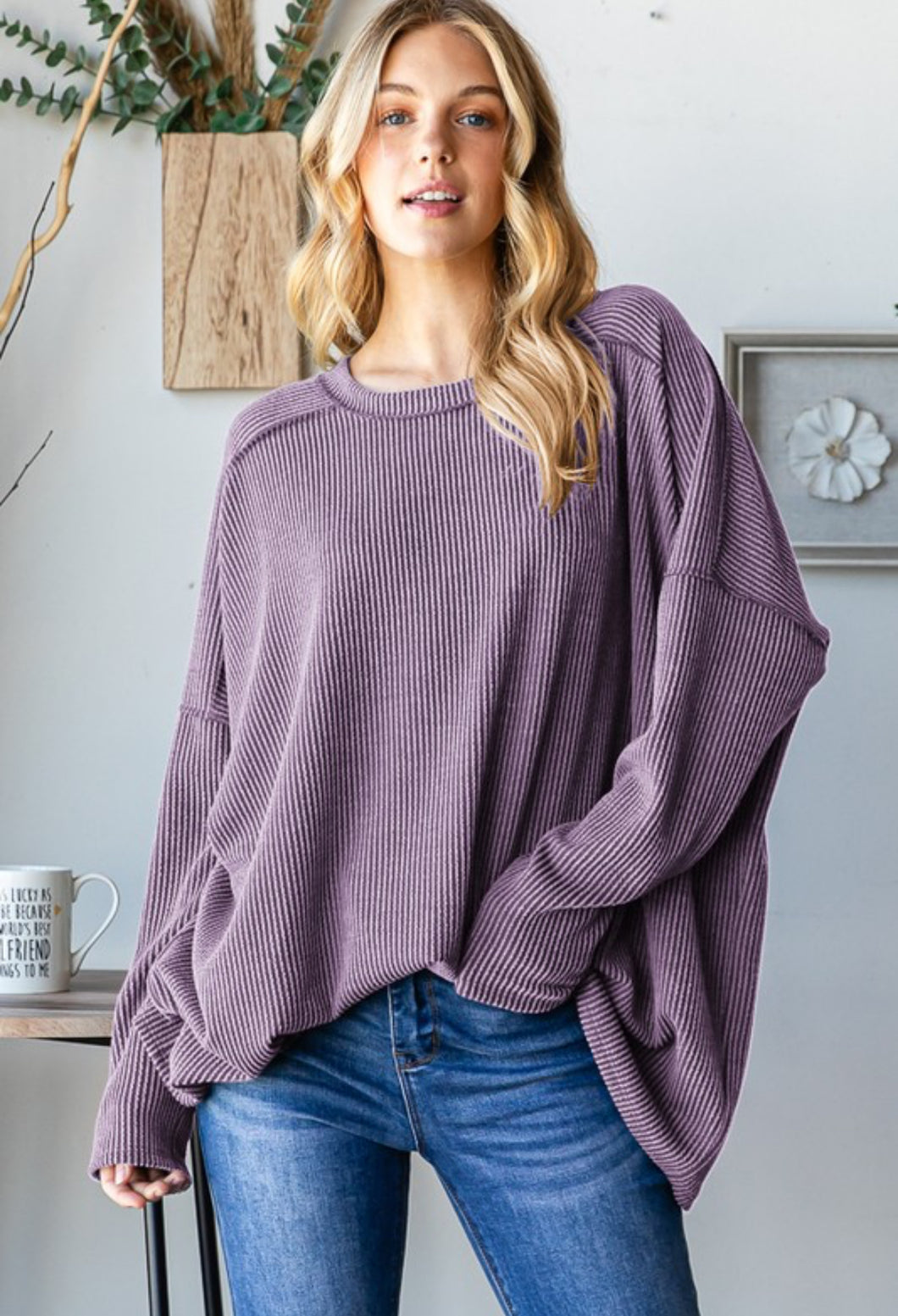 Long Sleeve Urban Ribbed Top