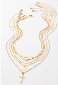 Multi-Set Gold Necklace