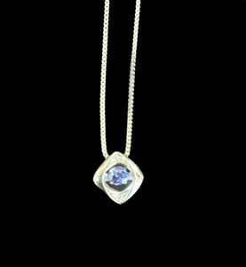 Sterling Crystal Necklace