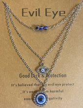Load image into Gallery viewer, Evil Eye Layered Necklace
