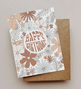 Groovy Happy Birthday Card