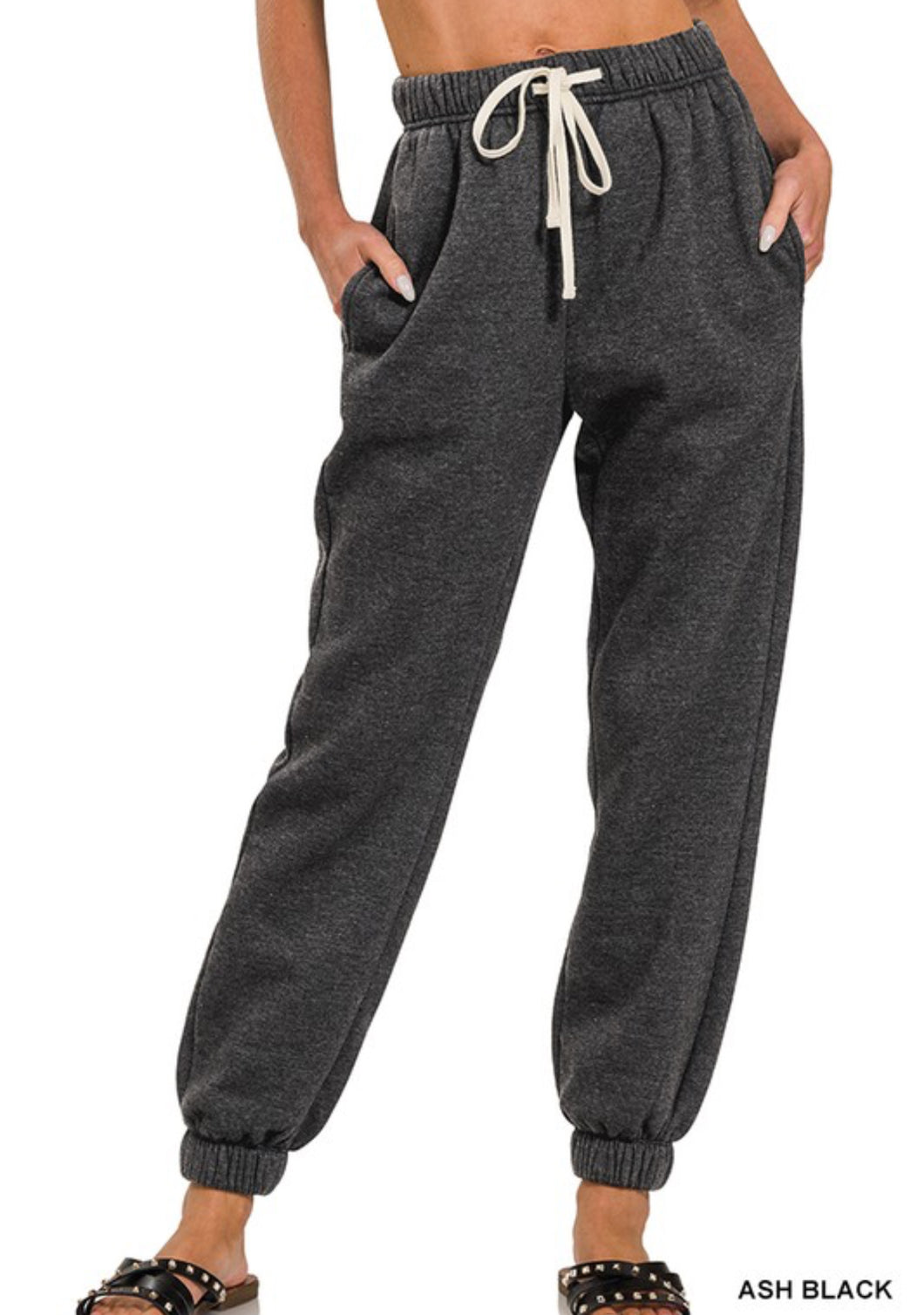 Acid Washed Fleece Sweatpants