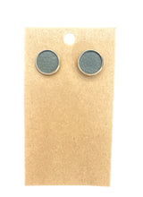 Load image into Gallery viewer, Round Leather Earrings

