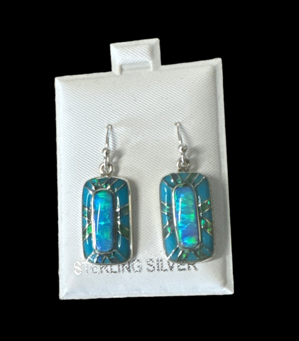Opal Turquoise Earrings