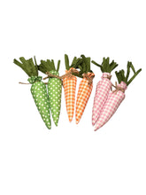 Load image into Gallery viewer, Rustic Fabric Bunnies&amp; Carrots
