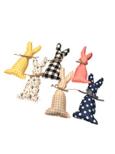 Load image into Gallery viewer, Rustic Fabric Bunnies&amp; Carrots
