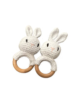 Load image into Gallery viewer, Crochet Rabbit Baby Rattle
