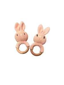 Crochet Rabbit Baby Rattle
