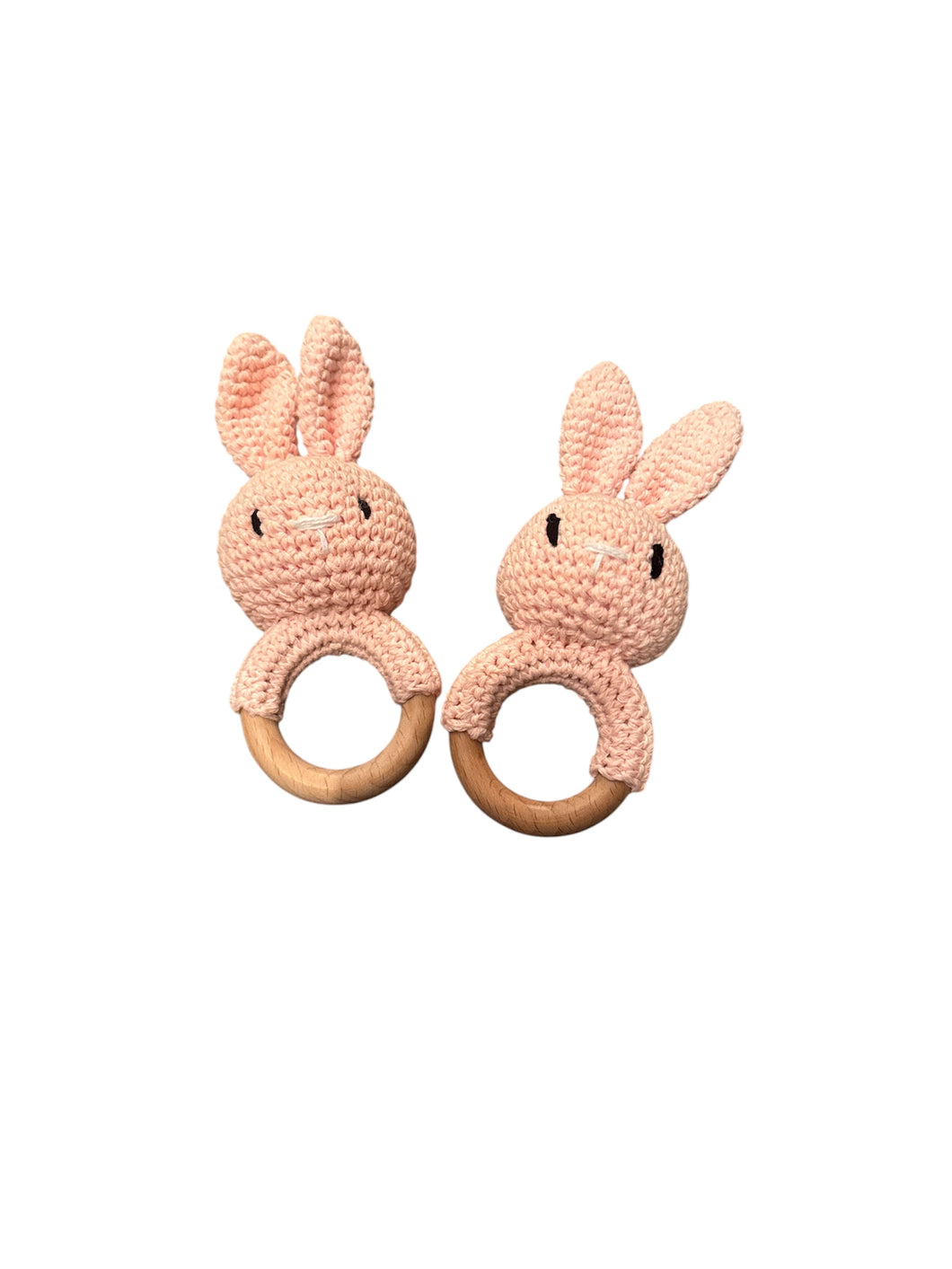 Crochet Rabbit Baby Rattle