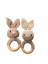 Load image into Gallery viewer, Crochet Rabbit Baby Rattle
