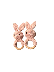 Crochet Rabbit Baby Rattle