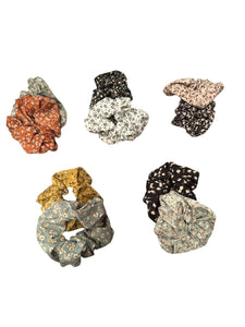 Floral Scrunchies Set of 2