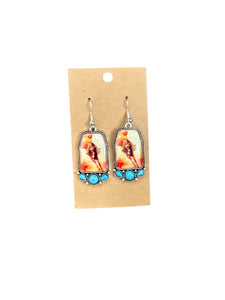 Vintage Cowgirl Earrings
