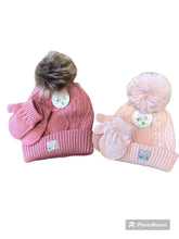 Load image into Gallery viewer, Infant Stocking Hat and Mitts
