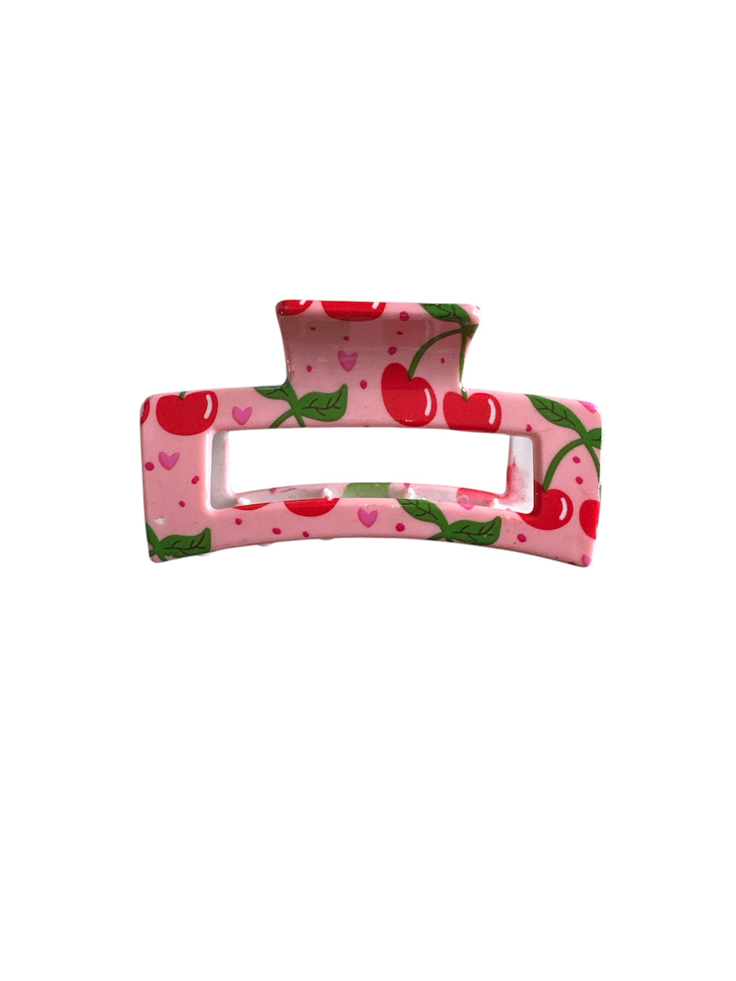 Pink Cherry Hair Clip