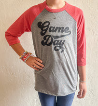 Load image into Gallery viewer, Kid’s Game Day Raglan
