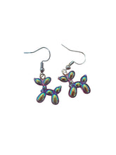 Load image into Gallery viewer, Purple Hippo Earrings
