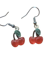 Purple Hippo Earrings