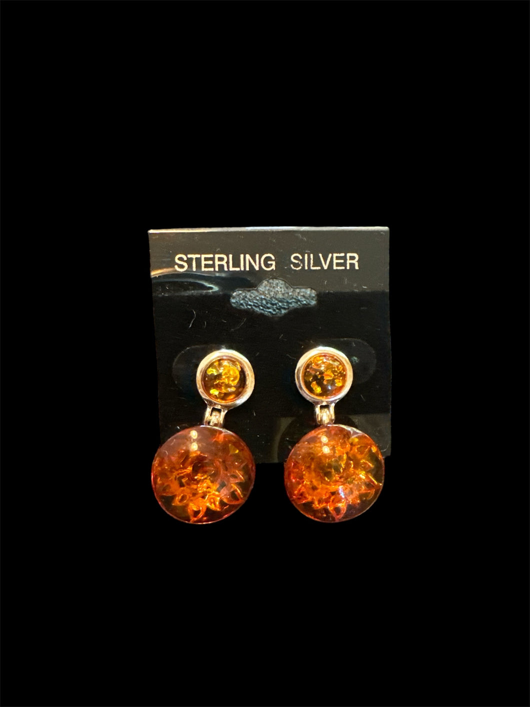 Amber SS Earrings