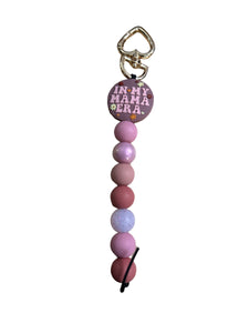 Silicone Beaded Keychain